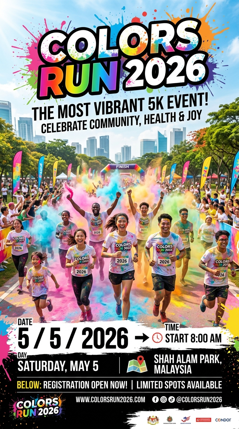 COLORS RUN banner
