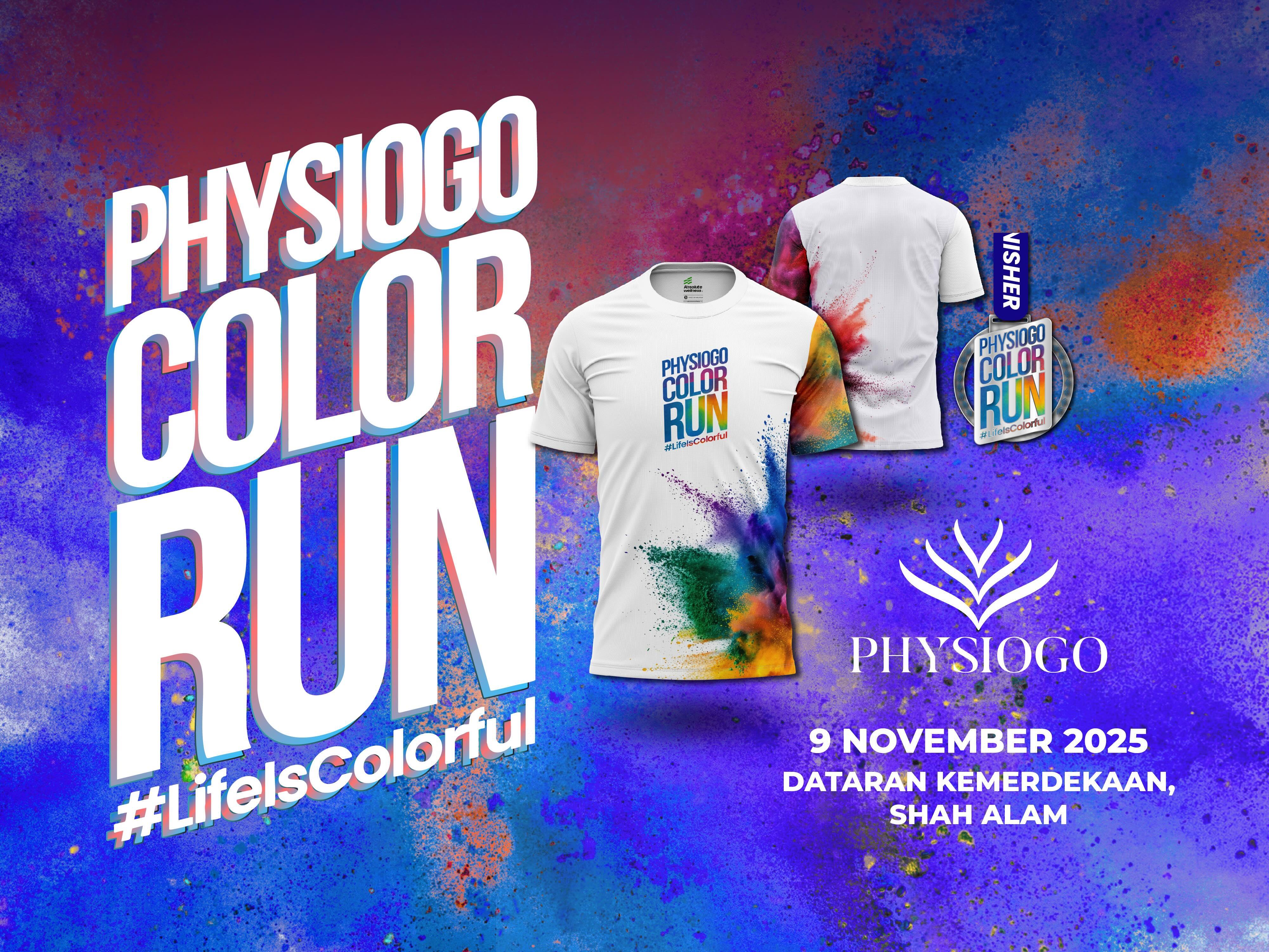 PHYSIOGO COLOR RUN 2025 banner