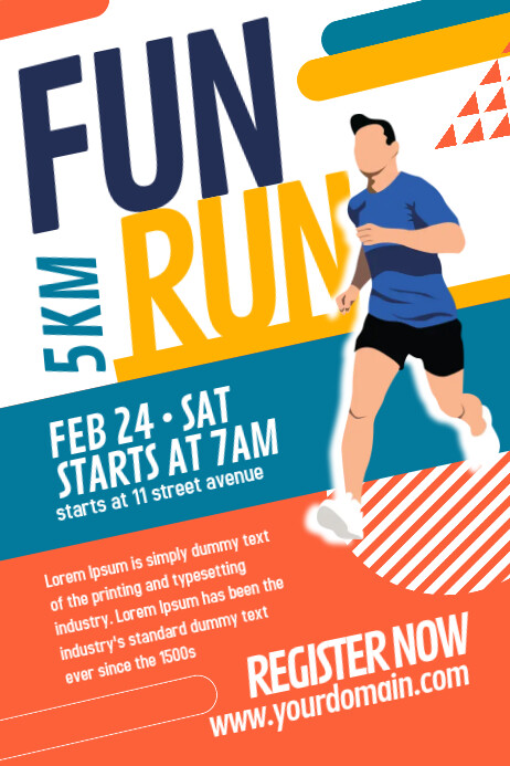 FUN RUN 5 KM banner