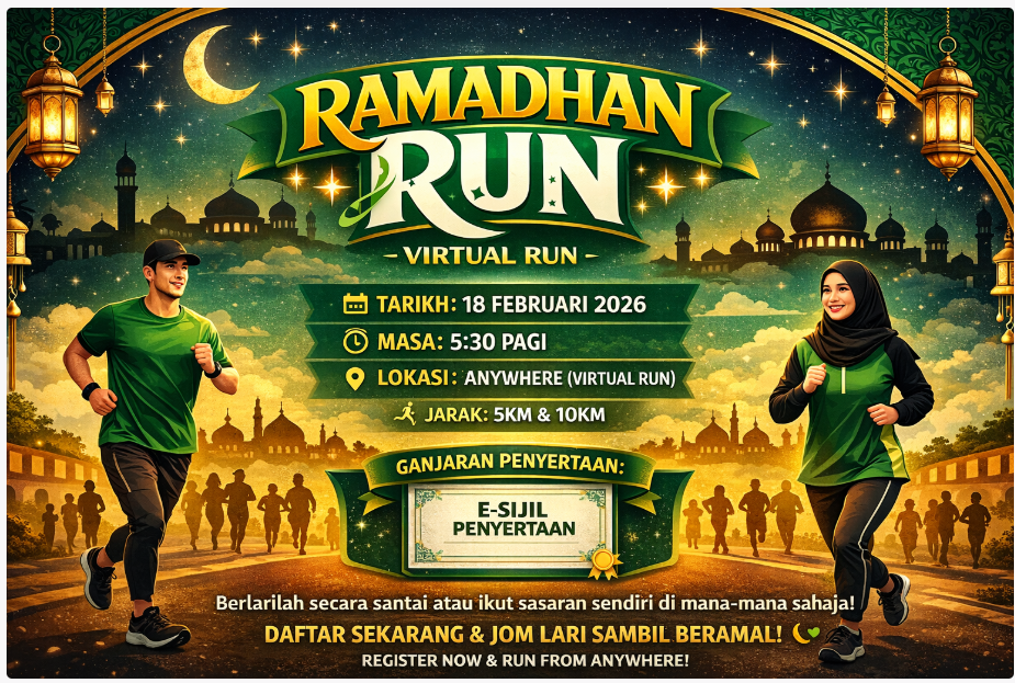 Ramadhan Run - Virtual Run banner